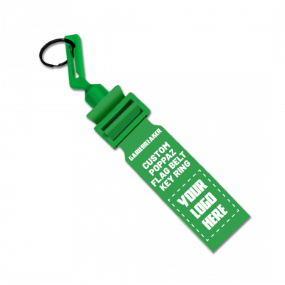 Girl's Flag Football Poppaz Key Ring 